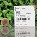 Melphalan Compounded Chewable for Dogs and Cats, shown in a flavored, easy-to-administer form.